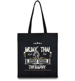 Эко-сумка Муай тай бійці Черный фото