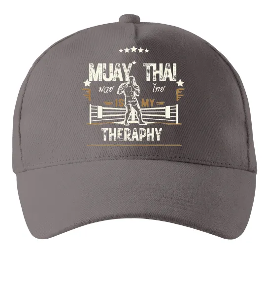 Кепка Muay Thai therapy Серый фото