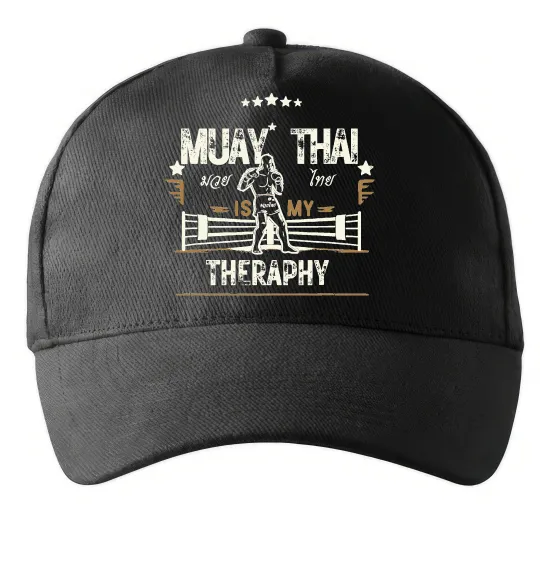 Кепка Muay Thai therapy Черный фото