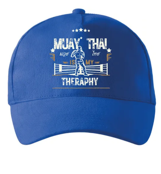 Кепка Muay Thai therapy Ярко-синий фото