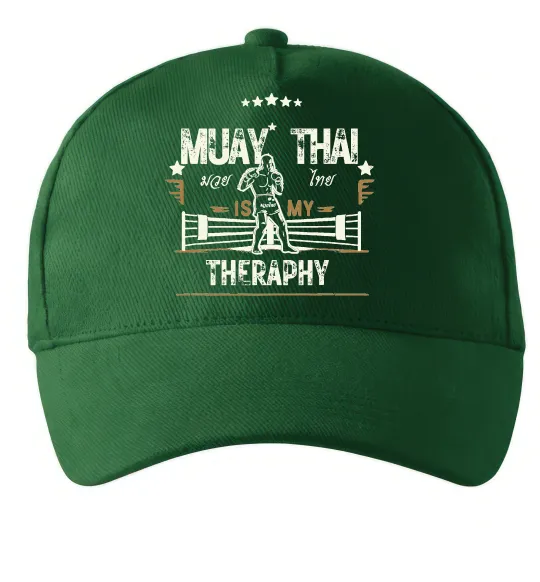 Кепка Muay Thai therapy Темно-зеленый фото