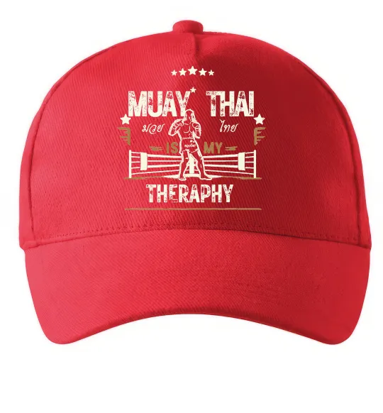 Кепка Muay Thai therapy Красный фото