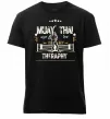 Мужская премиум футболка Muay Thai therapy Черный фото