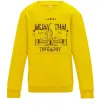 Детский Свитшот Muay Thai therapy Солнечно желтый фото