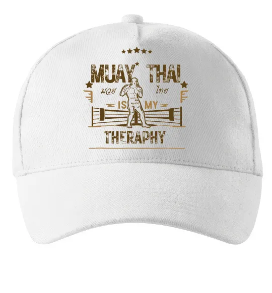 Кепка Muay Thai therapy Белый фото