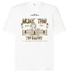 Футболка Оверсайз Muay Thai therapy Белый фото