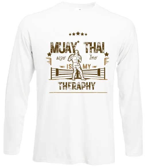 Лонгслив Muay Thai therapy Белый фото