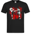 Мужская футболка Муай тай бійці Черный фото