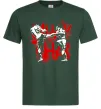 Мужская футболка Муай тай бійці Темно-зеленый фото