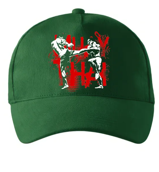 Кепка Муай тай бійці Темно-зеленый фото