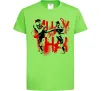 Детская футболка Муай тай бійці Лаймовый фото