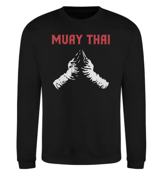 Свитшот Muay Thai руки Черный фото