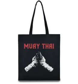 Эко-сумка Муай тай бійці Черный фото