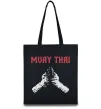 Эко-сумка Muay Thai руки Черный фото