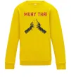 Детский Свитшот Muay Thai руки Солнечно желтый фото