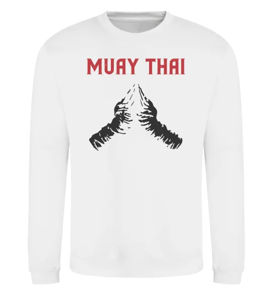 Свитшот Muay Thai руки Белый фото
