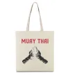 Эко-сумка Muay Thai руки Бежевый фото
