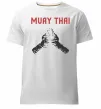 Мужская премиум футболка Muay Thai руки Белый фото