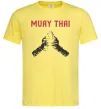 Мужская футболка Muay Thai руки Лимонный фото