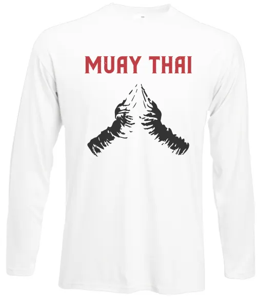 Лонгслив Muay Thai руки Белый фото