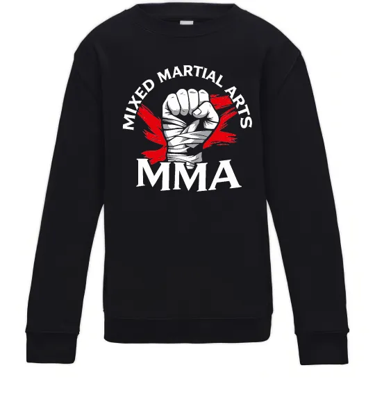 Детский Свитшот MMA кулак Черный фото