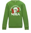 Детский Свитшот MMA кулак Лаймовый фото