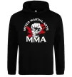 Женская толстовка (худи) MMA кулак Черный фото