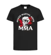 Детская футболка MMA кулак Черный фото