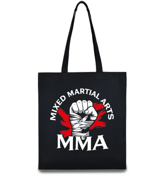 Эко-сумка MMA кулак Черный фото