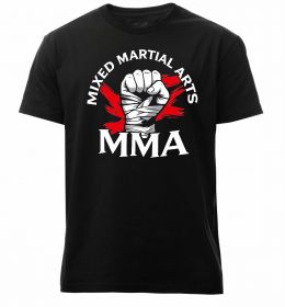 Мужская премиум футболка MMA кулак