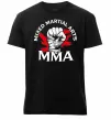 Мужская премиум футболка MMA кулак Черный фото