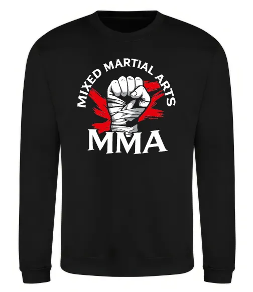 Свитшот MMA кулак Черный фото