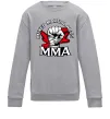 Детский Свитшот MMA кулак Серый меланж фото