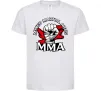 Детская футболка MMA кулак Белый фото