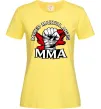 Женская футболка MMA кулак Лимонный фото