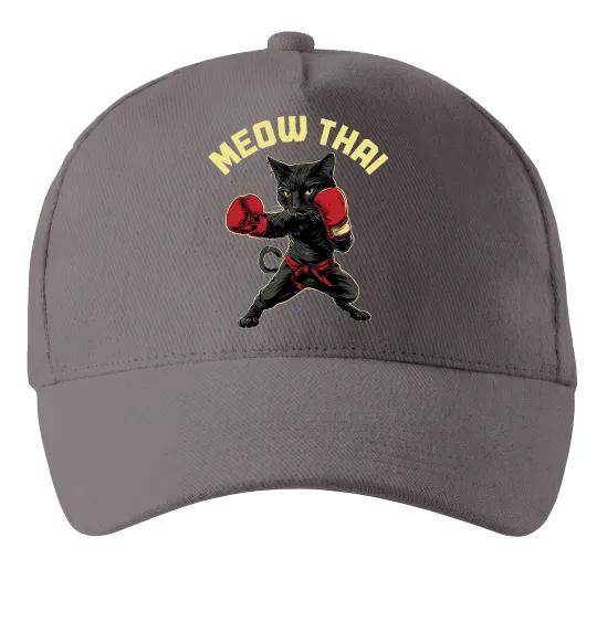 Кепка Meow Thai Серый фото