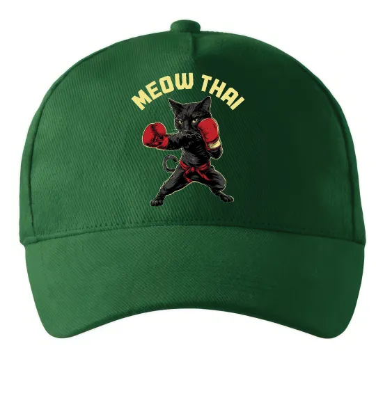 Кепка Meow Thai Темно-зеленый фото