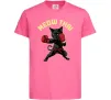 Детская футболка Meow Thai Ярко-розовый фото