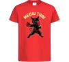 Детская футболка Meow Thai Красный фото