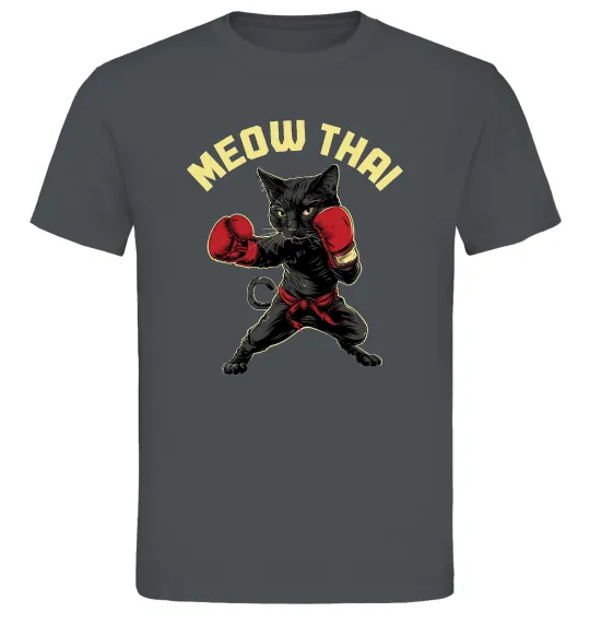 Мужская футболка Meow Thai Графит фото