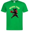 Мужская футболка Meow Thai Зеленый фото