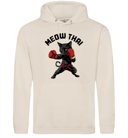 Мужская толстовка (худи) Meow Thai Таш фото