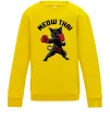 Детский Свитшот Meow Thai Солнечно желтый фото