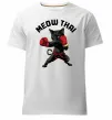 Мужская премиум футболка Meow Thai Белый фото