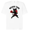 Футболка Оверсайз Meow Thai Белый фото
