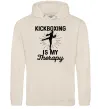 Жіноча толстовка (худі) Kickboxing is my therapy Таш Жіноча толстовка (худі) Kickboxing is my therapy Таш фото