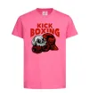 Детская футболка Kickboxing skull Ярко-розовый фото