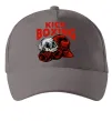 Кепка Kickboxing skull Серый фото