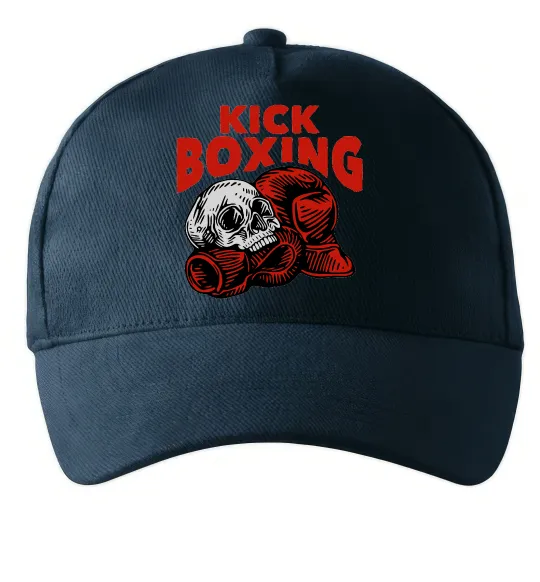 Кепка Kickboxing skull Темно-синий фото