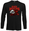 Лонгслив Kickboxing skull Черный фото